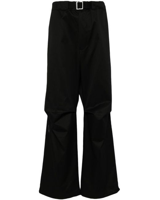 Darkpark belted cropped trousers