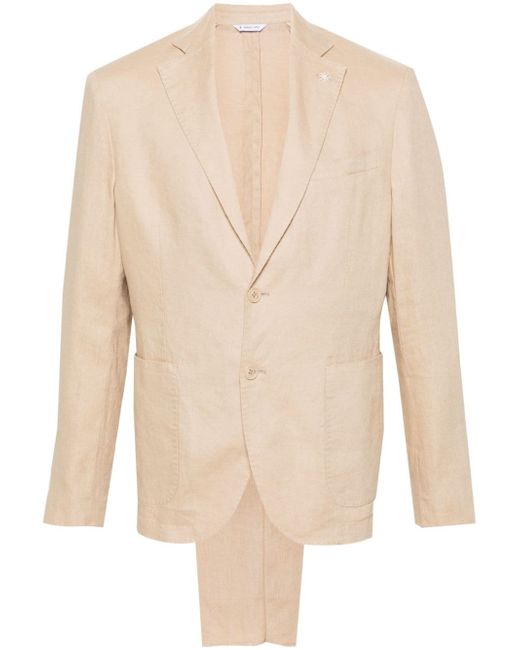 Manuel Ritz single-breasted linen suit