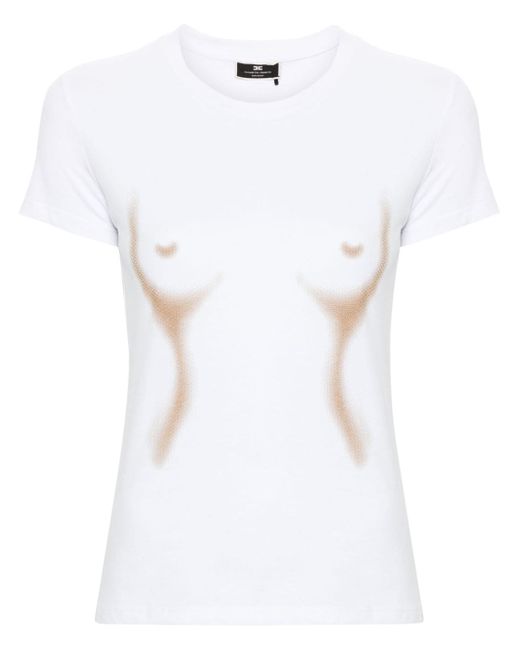 Elisabetta Franchi rhinestone-embellished T-shirt