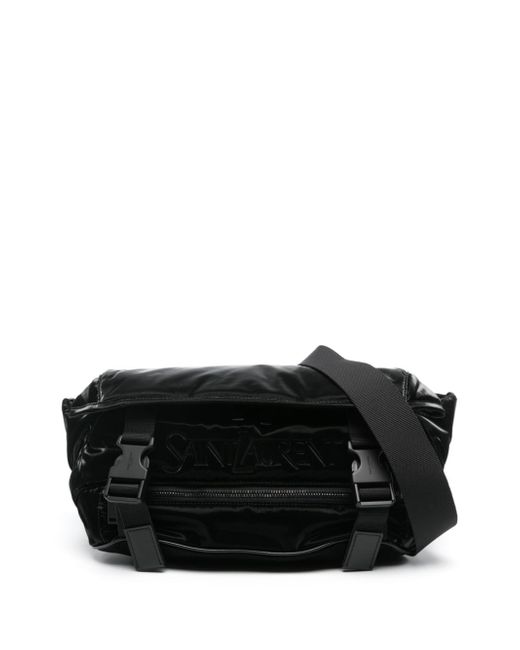 Saint Laurent debossed-logo shoulder bag