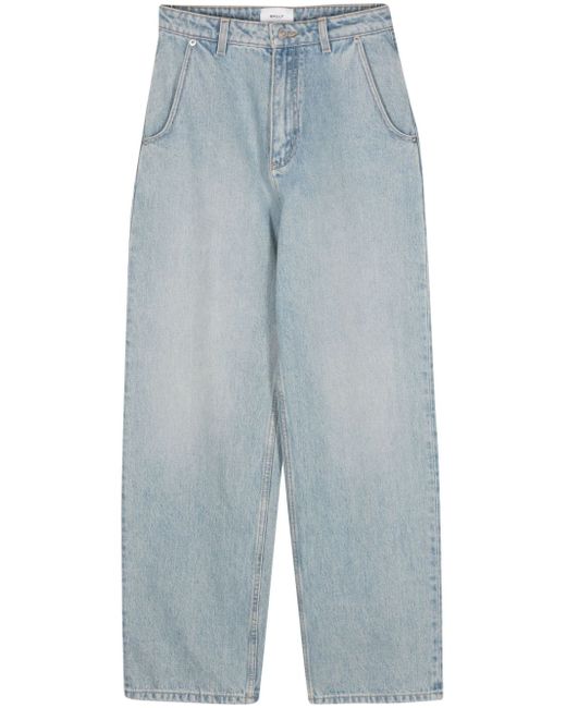 Bally logo-patch straight jeans