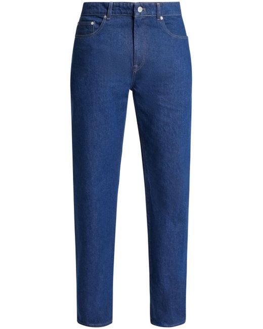 Lacoste mid-rise straight-leg jeans