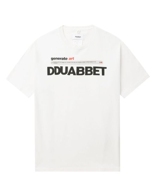 Doublet text-print T-shirt