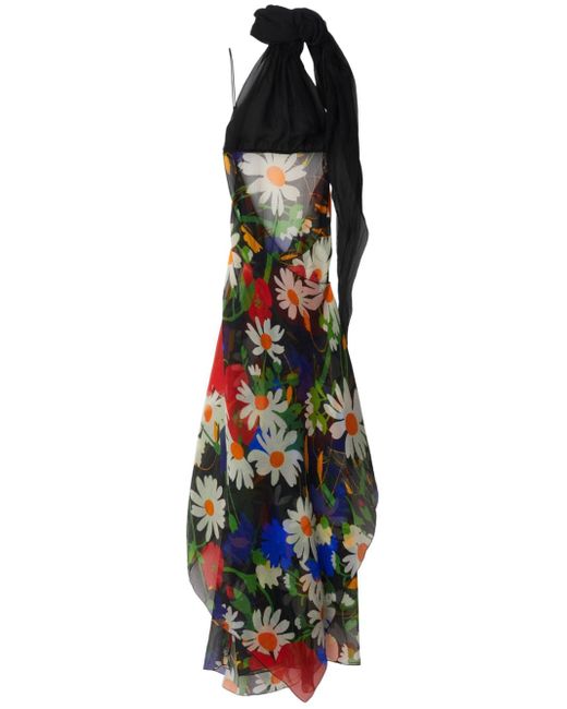 Burberry floral-print maxi dress