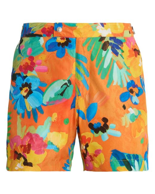 Polo Ralph Lauren floral-print swim shorts