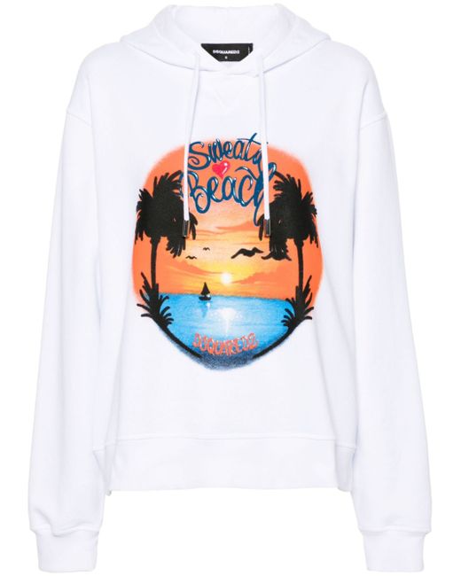 Dsquared2 Cool Fit graphic-print hoodie