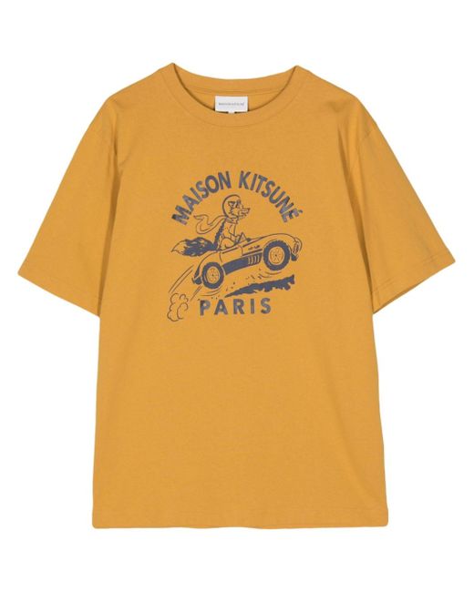 Maison Kitsuné logo-print T-shirt