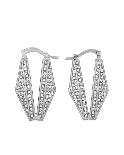 Jimmy Choo Diamond Chain crystal-embellished earrings