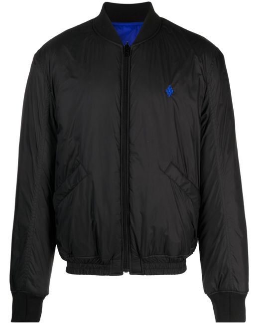 Marcelo Burlon County Of Milan logo-print reversible bomber jacket