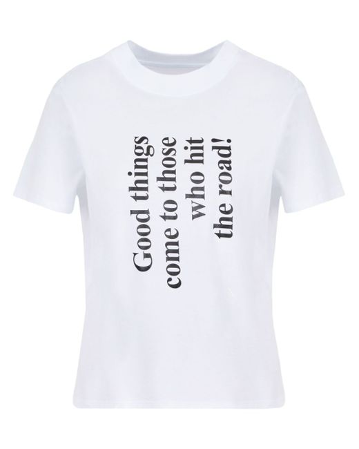 Armani Exchange text-print T-shirt