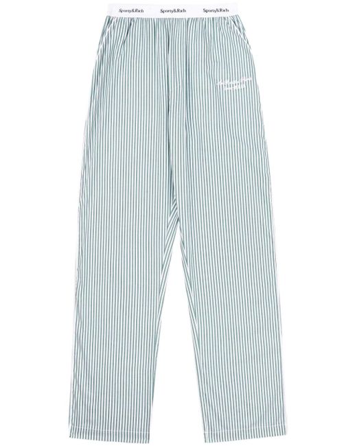 Sporty & Rich Faubourg pajama trousers