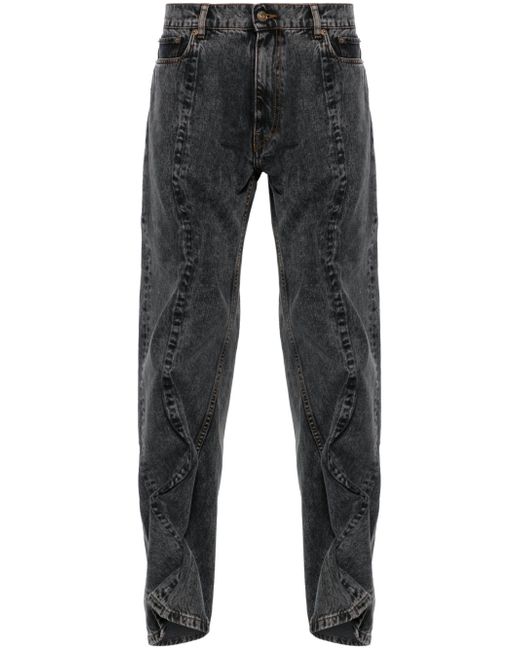Y / Project Evergreen Wire mid-rise straight jeans