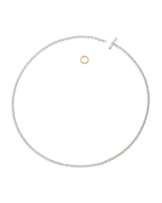 Dodo sterling and 18kt yellow gold Essentials necklace