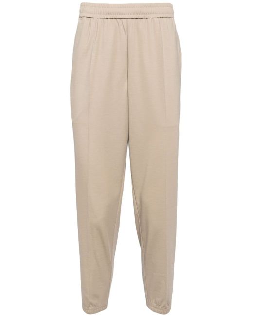 Croquis pleat-detailing tapered trousers