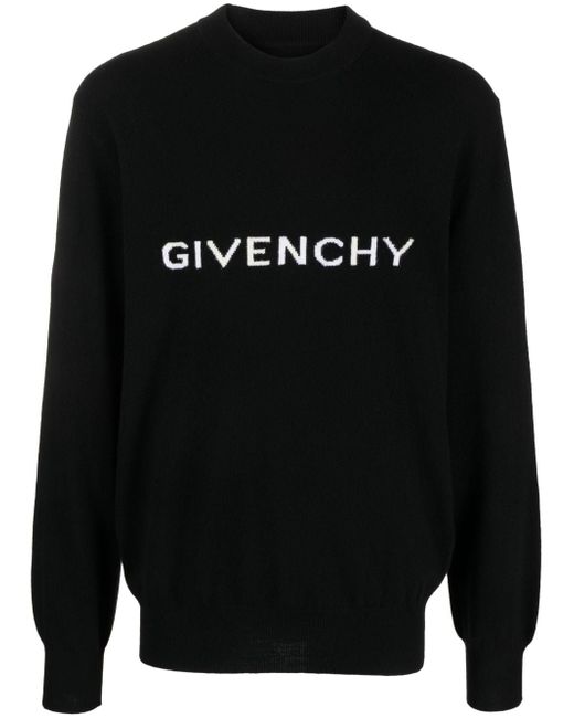 Givenchy Archetype logo-intarsia jumper