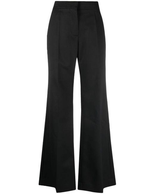 Givenchy flared wool-mohair trousers