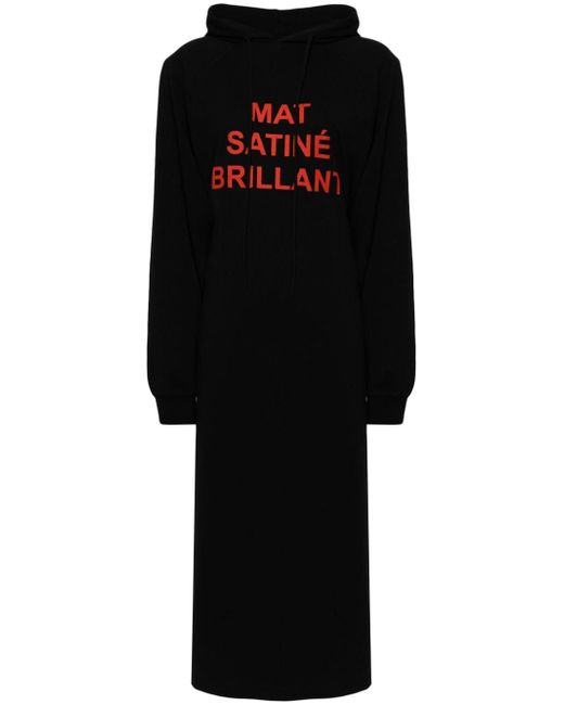 Mm6 Maison Margiela slogan-print drawstring hoodie