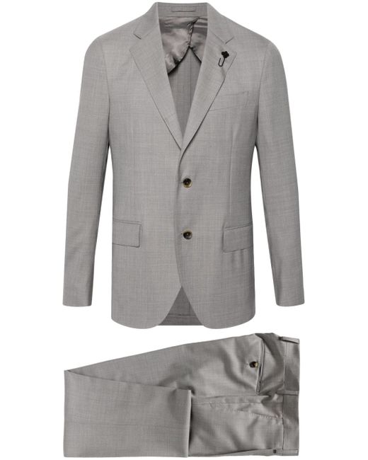 Lardini single-breasted wool suit