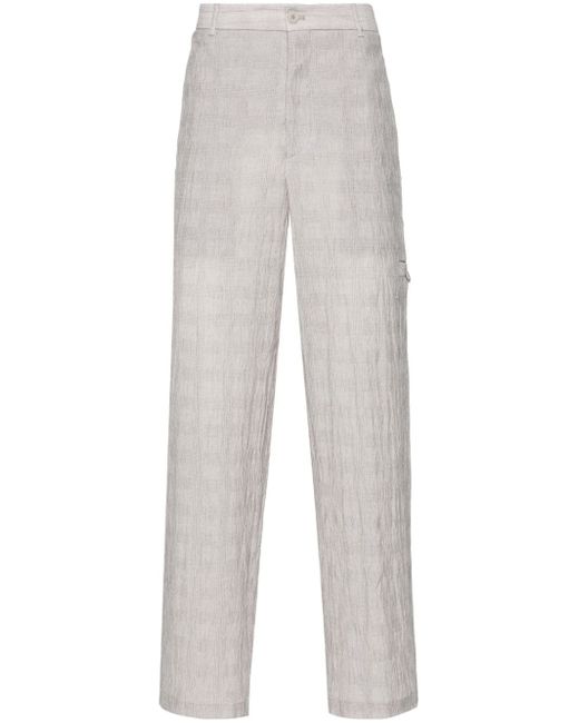 Emporio Armani mid-rise tapered trousers