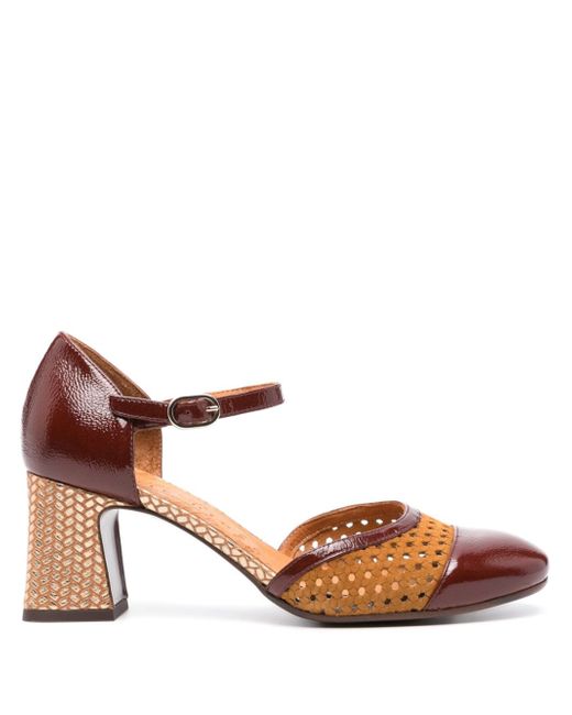 Chie Mihara Fiza 70mm leather pumps