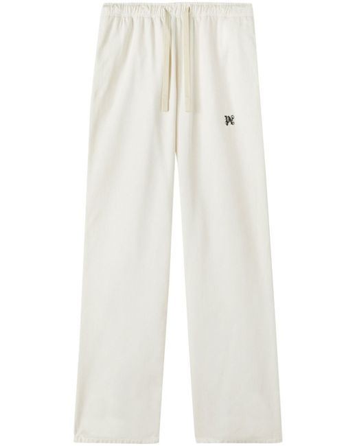 Palm Angels drawstring cotton trousers