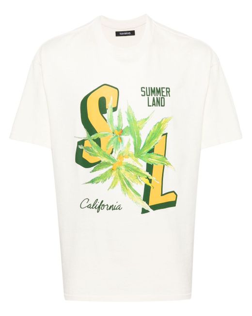 Nahmias SL Hemp graphic-print T-shirt