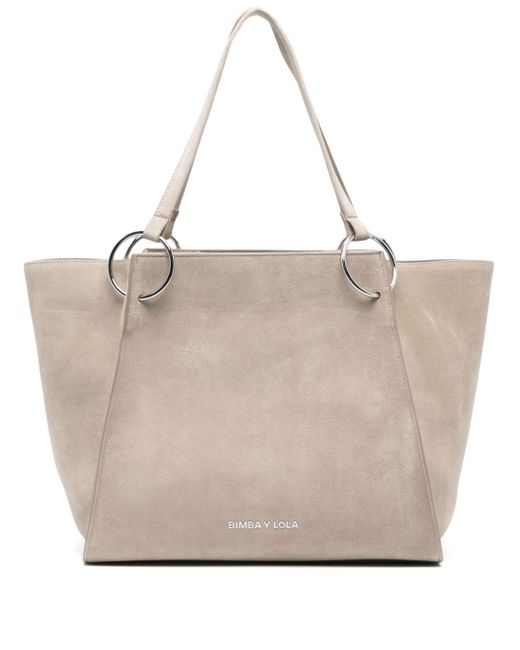 Bimba Y Lola ring-embellished tote bag