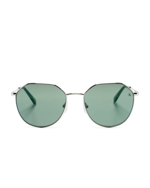 Calvin Klein Jeans geometric-frame tinted sunglasses