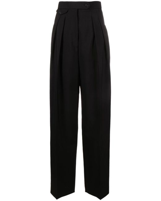 The Row Marcellita pleated wide-leg trousers