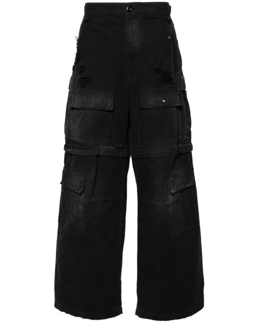Balenciaga detachable-legs ripstop cargo trousers