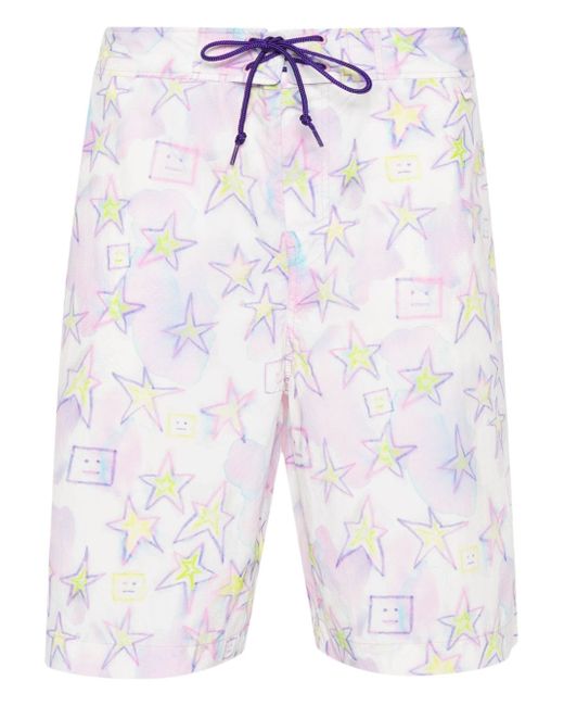Acne Studios star-motif swim shorts