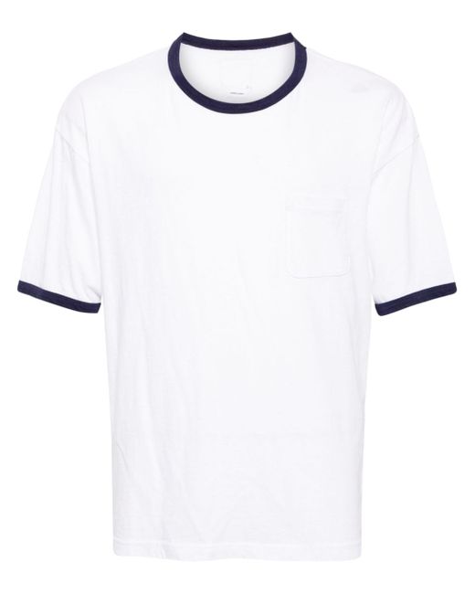 Visvim contrast-trimmed short-sleeve T-shirt