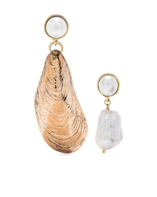 Magliano Cozza pearl drop earrings