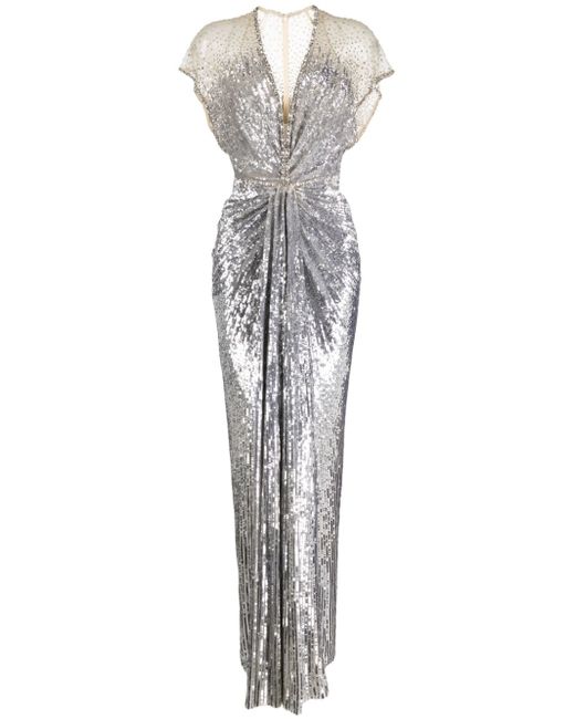 Jenny Packham Stardust sequin-embellished dress