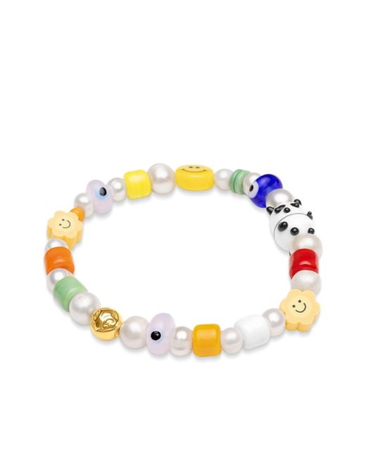 Nialaya Jewelry Panda pearl bracelet