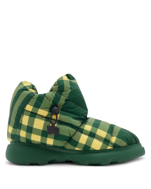 Burberry Check Pillow ankle boots