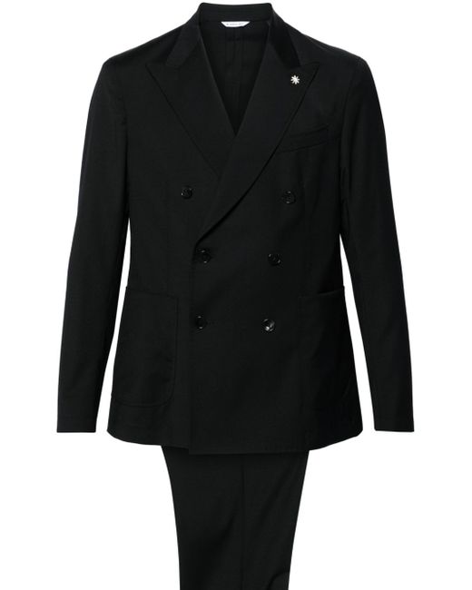 Manuel Ritz double-breasted wool suit