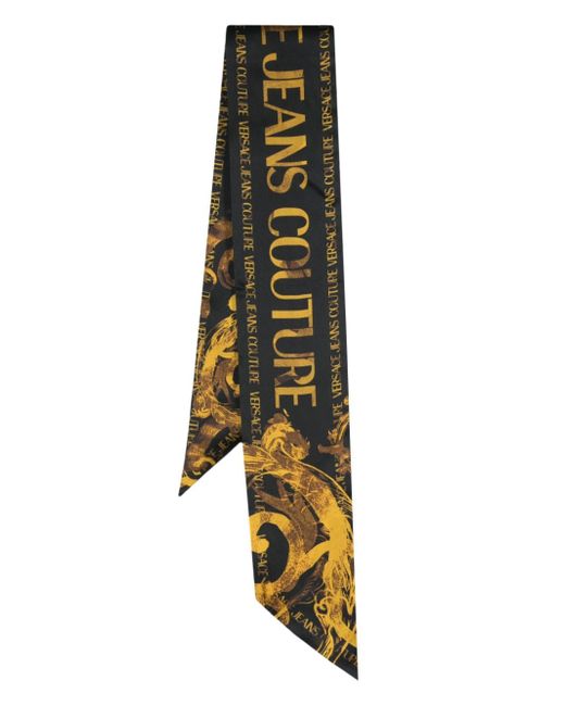 Versace Jeans Couture Barocco-motif scarf tie