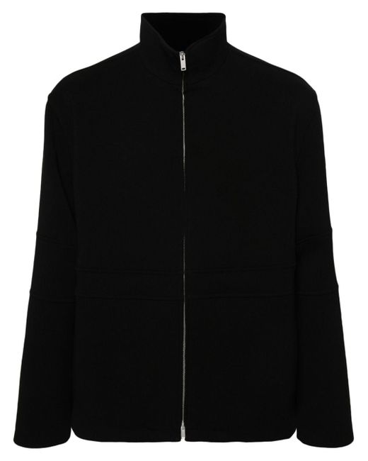 Jil Sander piqué-weave wool-blend jacket