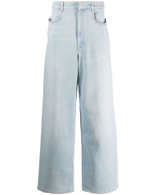 Givenchy low-crotch wide-leg denim jeans