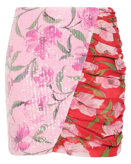 Rotate Birger Christensen sequin-embellished skirt