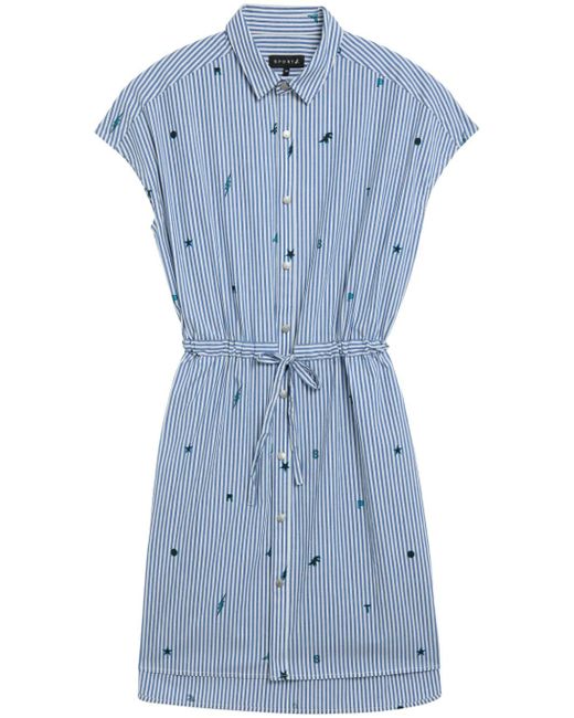 SPORT b. by agnès b. striped short-sleeve shirtdress