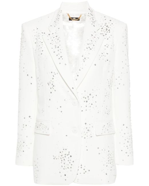 Elisabetta Franchi double-breasted sequined blazer