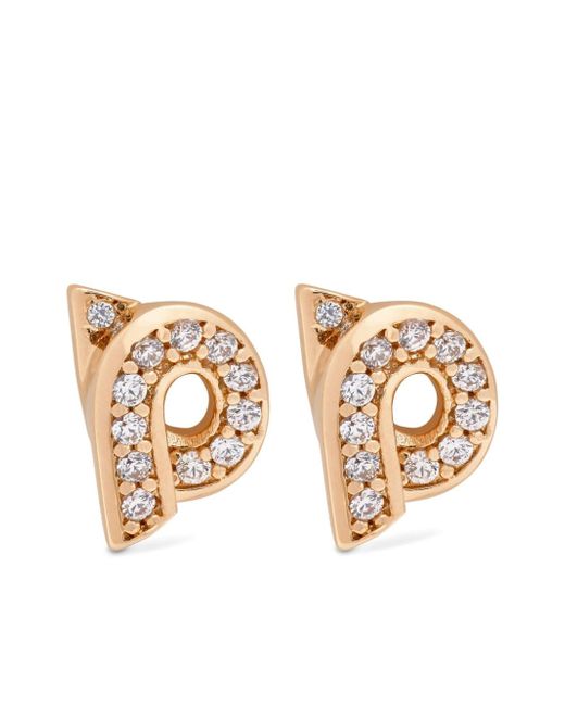Ferragamo Giancini rhinestone-embellished stud earrings