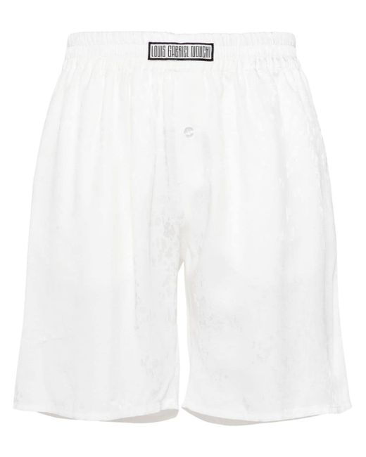 LGN Louis Gabriel Nouchi patterned-jacquard shorts