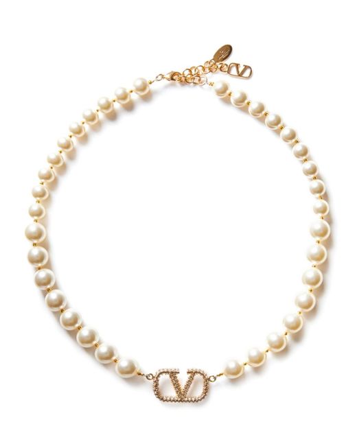 Valentino Garavani VLogo Signature pearl necklace