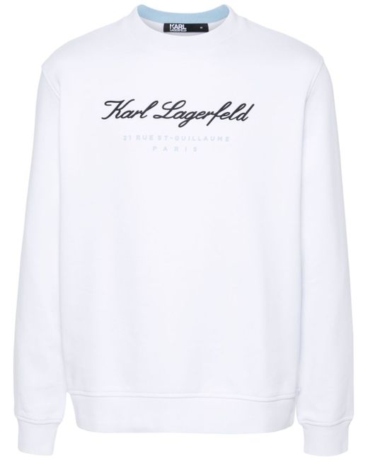 Karl Lagerfeld logo-raised sweatshirt