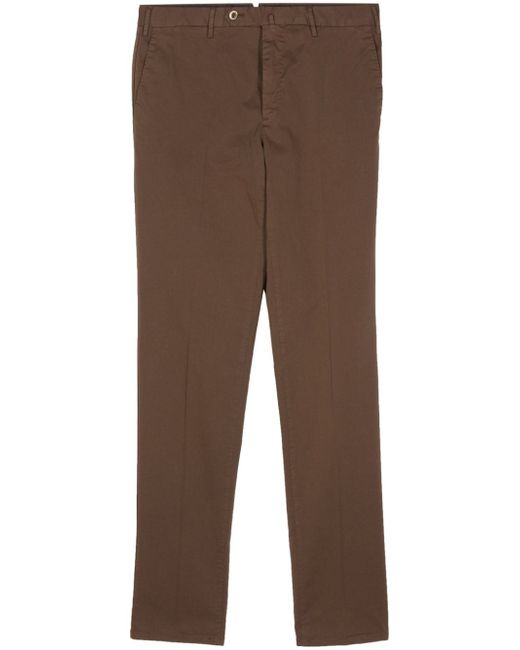 PT Torino gabardine-weave trousers