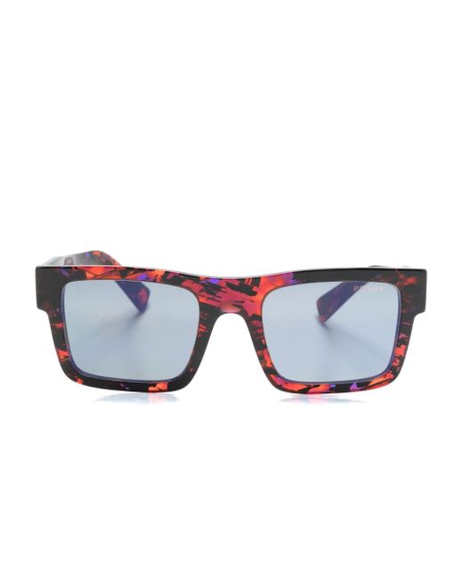 Prada Symbole rectangle-frame sunglasses