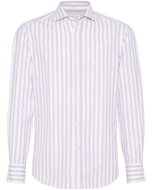 Brunello Cucinelli striped shirt